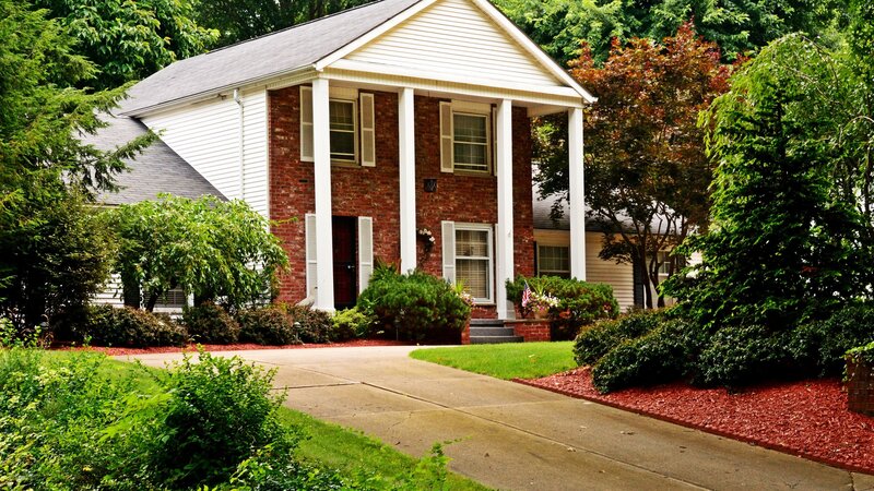 Brick and White House
