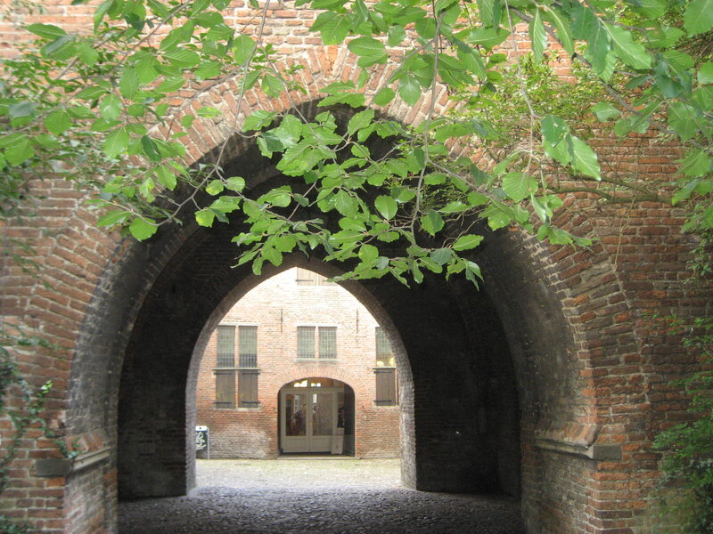 Brick Archway with Foliage