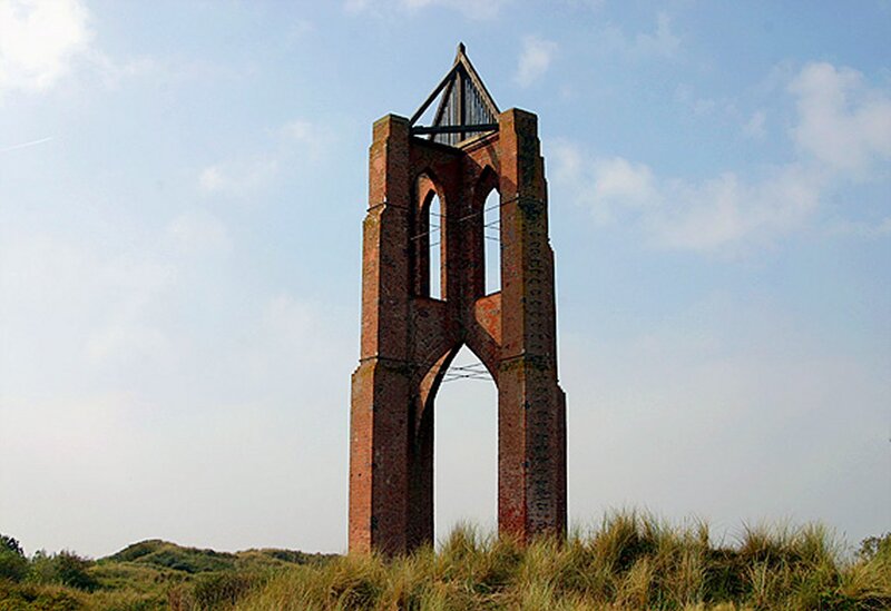 Brick Bell Tower Ruin