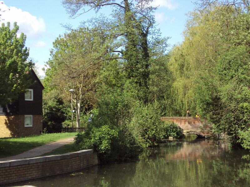Brick Bridge over River