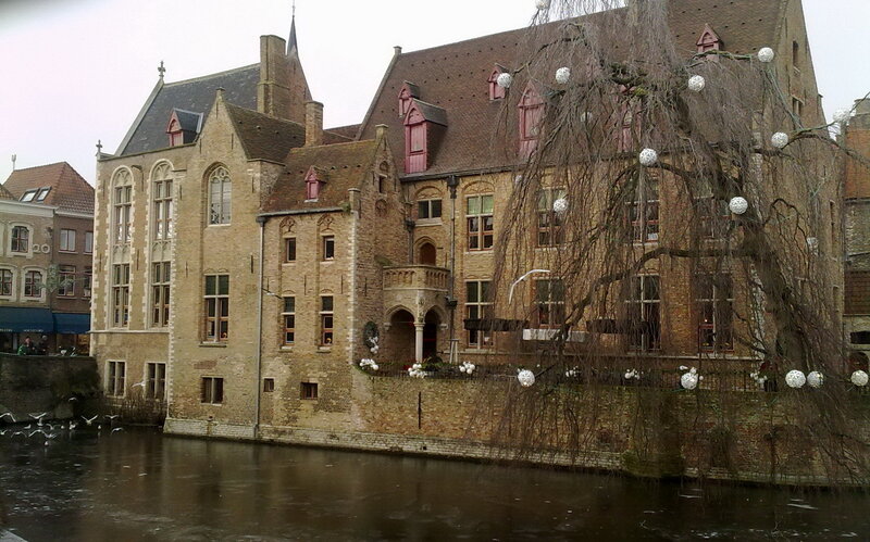 Brick Building by Canal