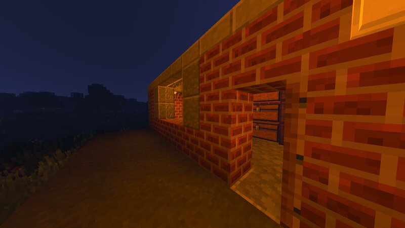 Brick Building in Minecraft
