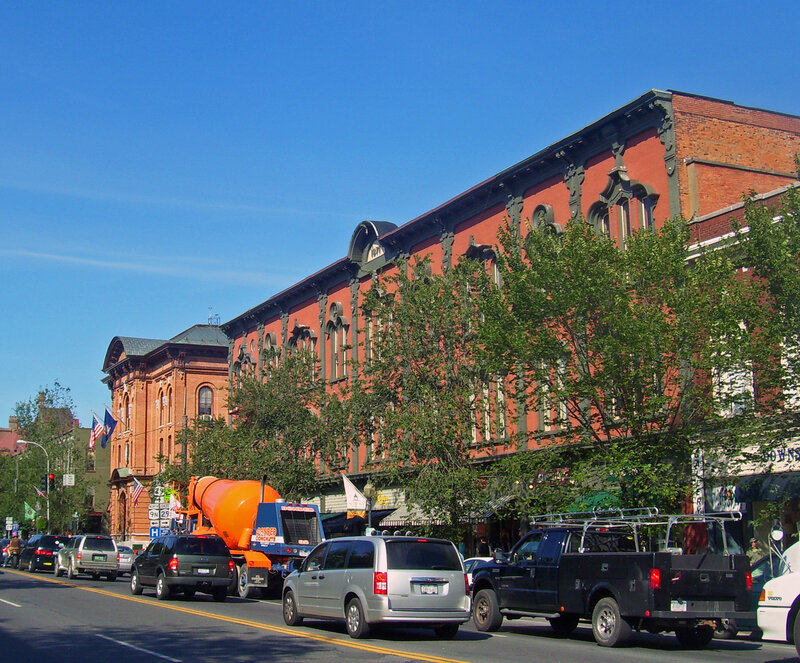 Brick Building on Street