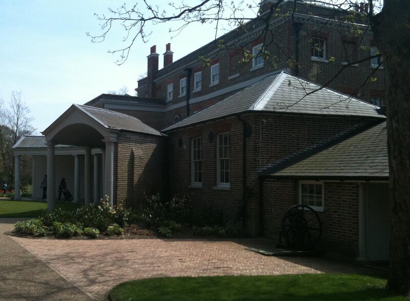 brick building with arched entrance