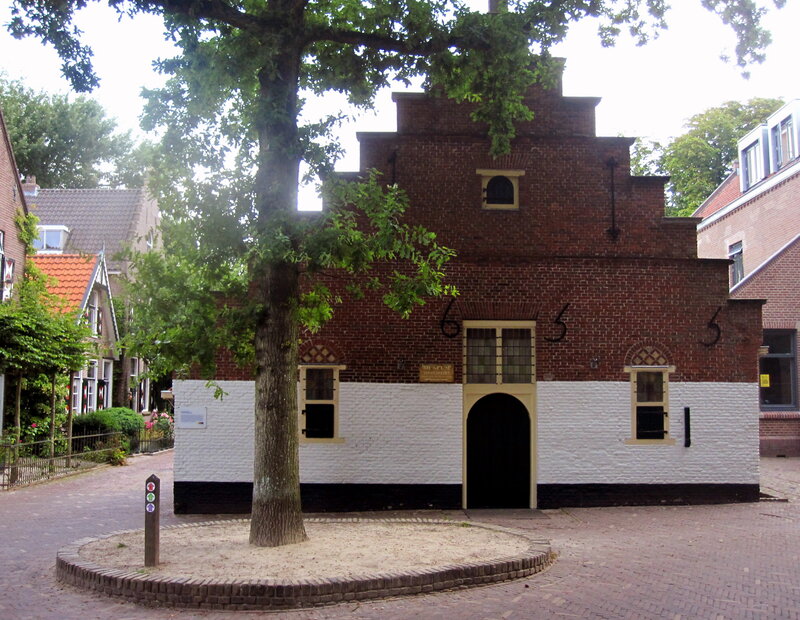 Brick Building with Tree