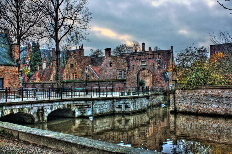 Brick Buildings and Canal