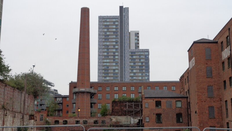 Brick Buildings and Tower