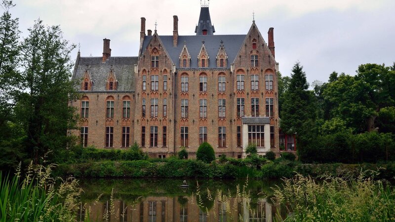 Brick Castle Building — Brown, Serene