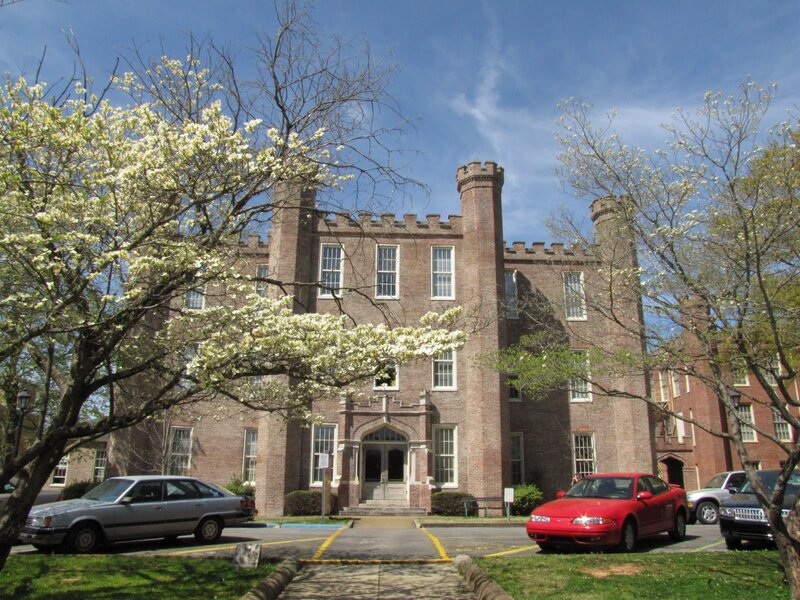 Brick Castle Building — Brown