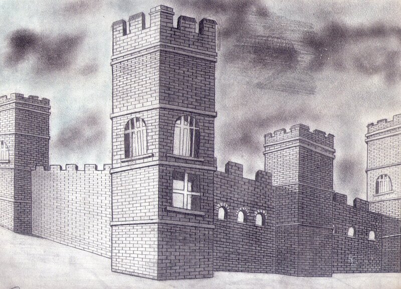 Brick Castle Tower