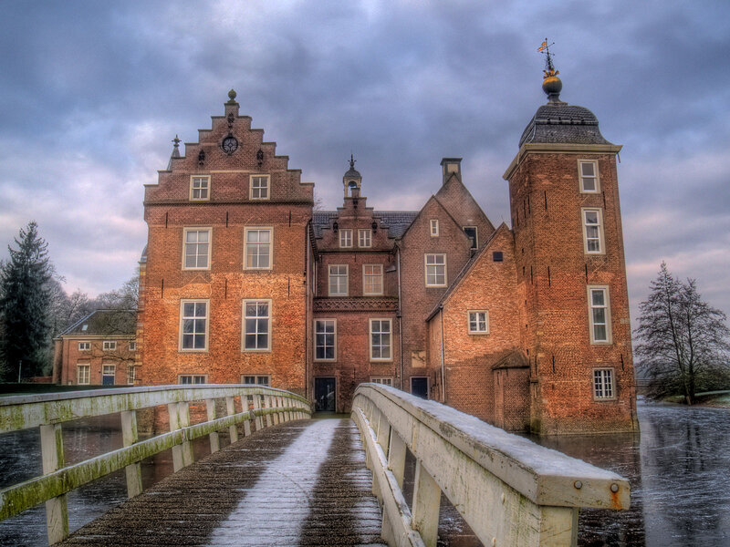 Brick Castle with Bridge