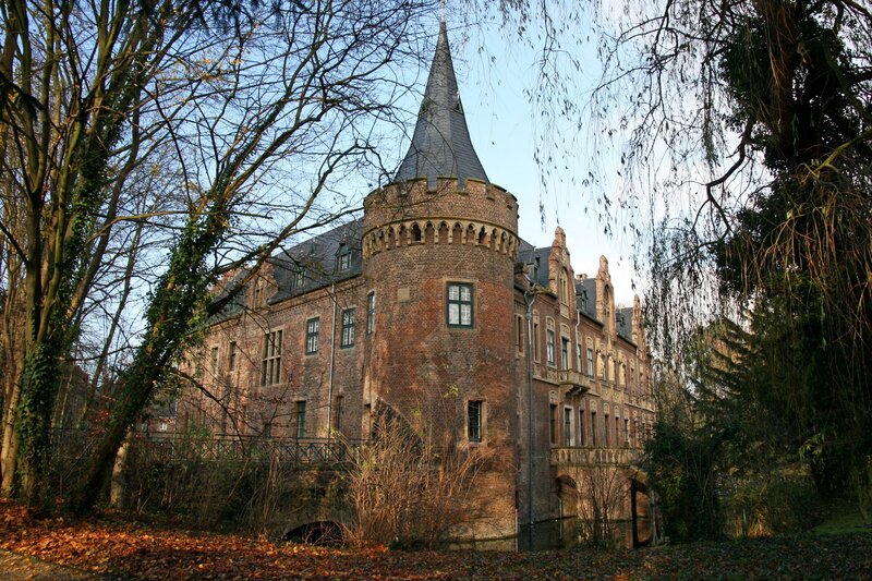 Brick Castle with Tower — Brown, Serene