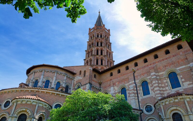 Brick Cathedral Tower