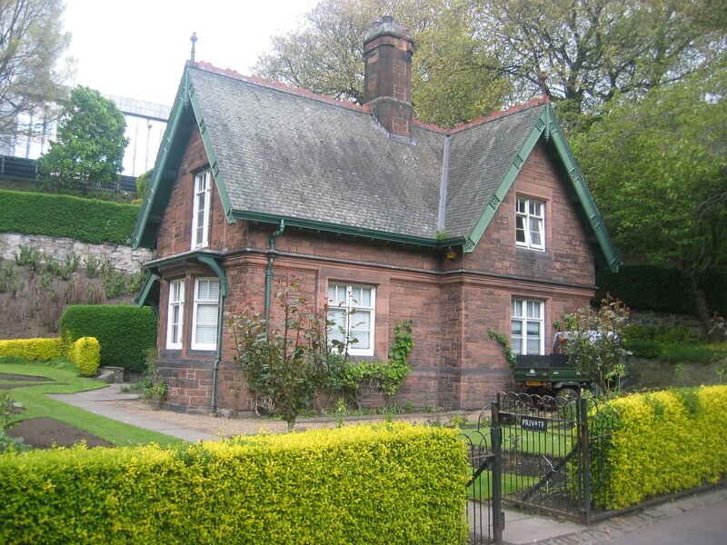 Brick Cottage in Garden