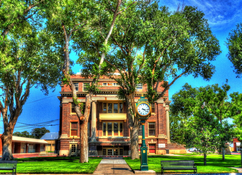 Brick Courthouse Building