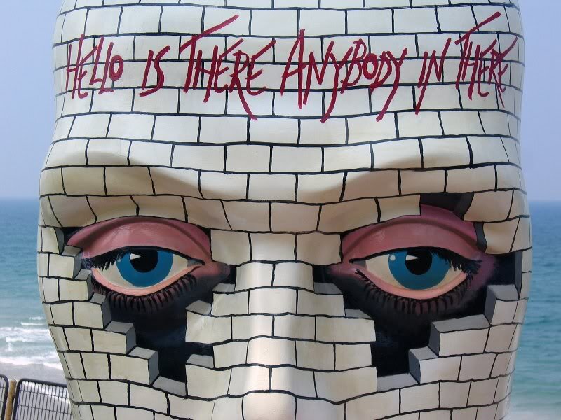 Brick Face Sculpture