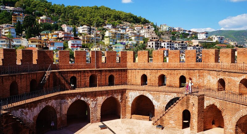 Brick Fortress Courtyard