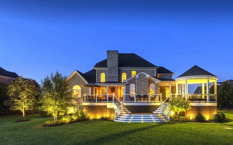 Brick House at Night