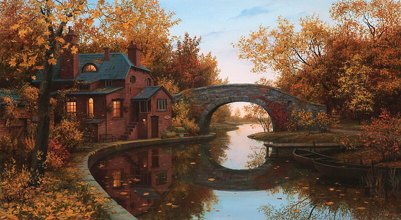 Brick House by Canal