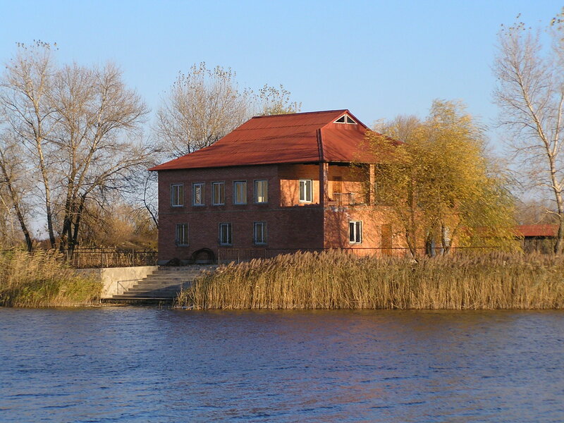 Brick House by Lake