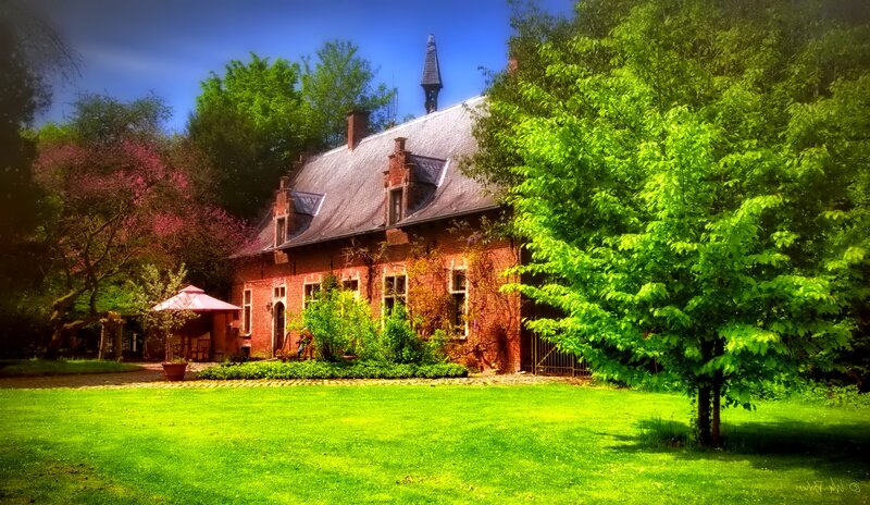 Brick House in Garden