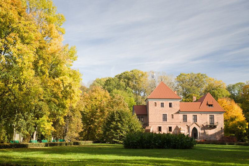 Brick House in Park