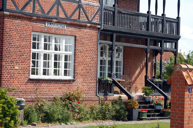 Brick House with Balcony