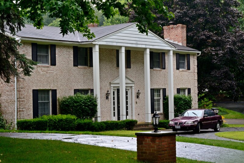 Brick House with Columns