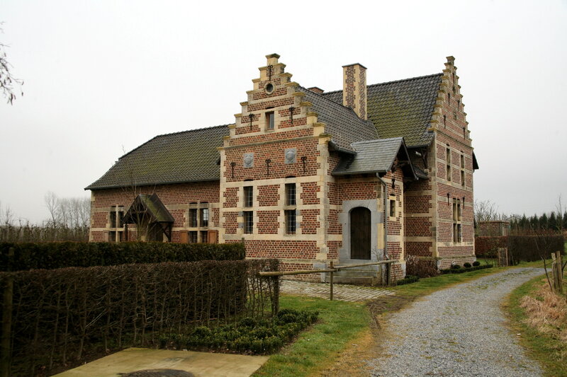 Brick House with Gabled Roof