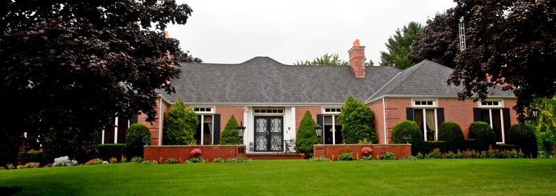 Brick House with Lawn