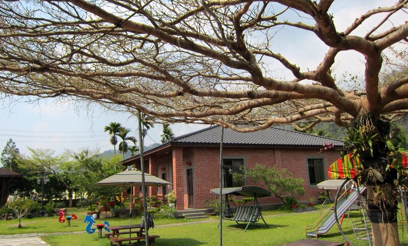 Brick House with Playground