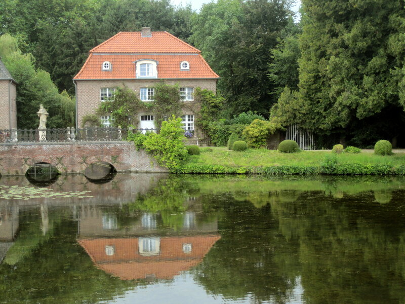 Brick House with Pond