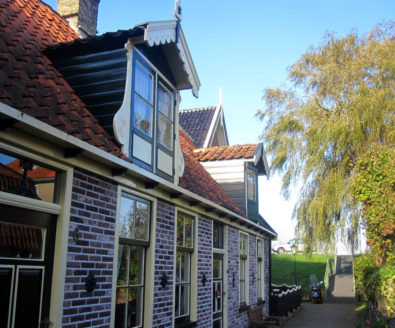Brick Houses with Dormers