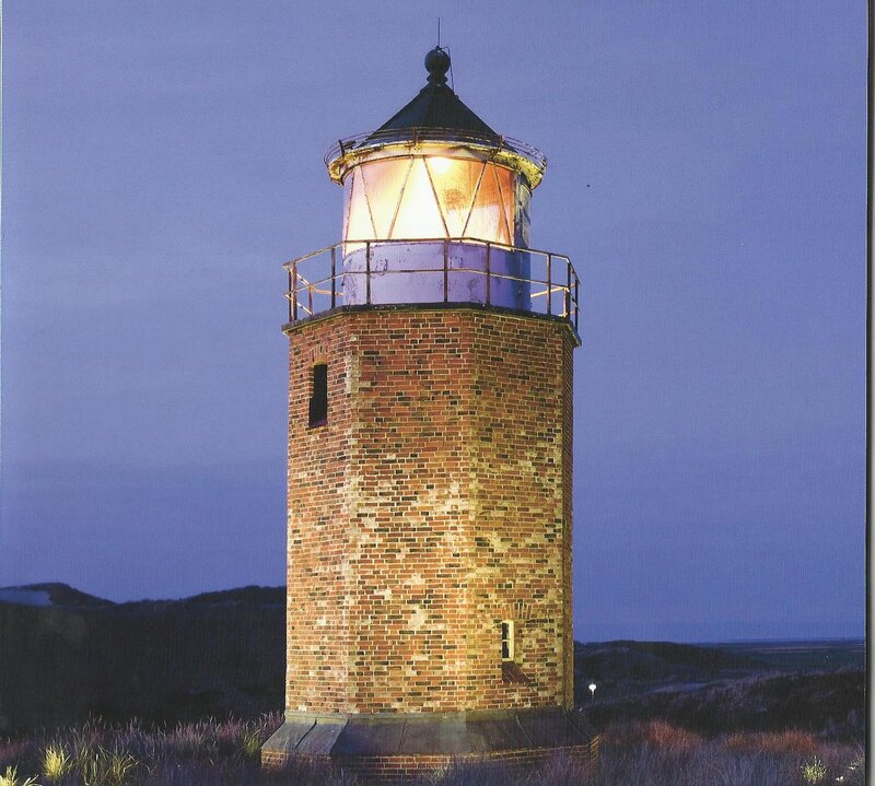 Brick Lighthouse at Dusk