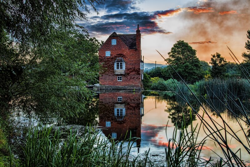 Brick Mill on River