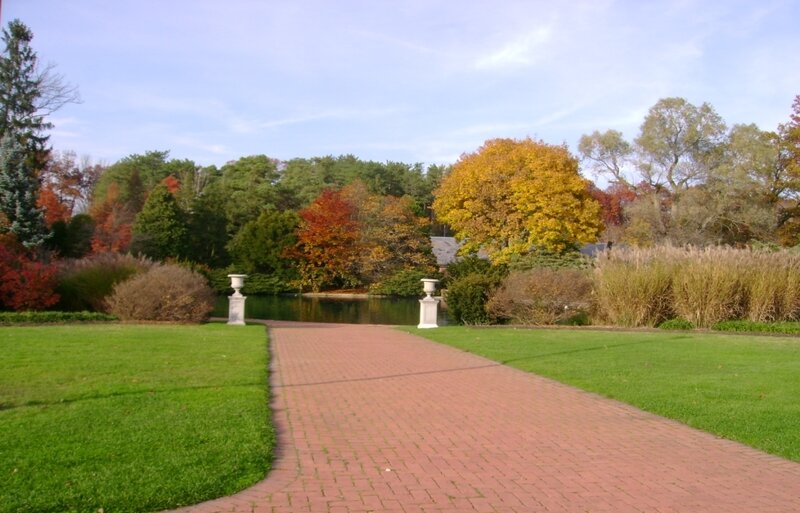Brick Path in Garden