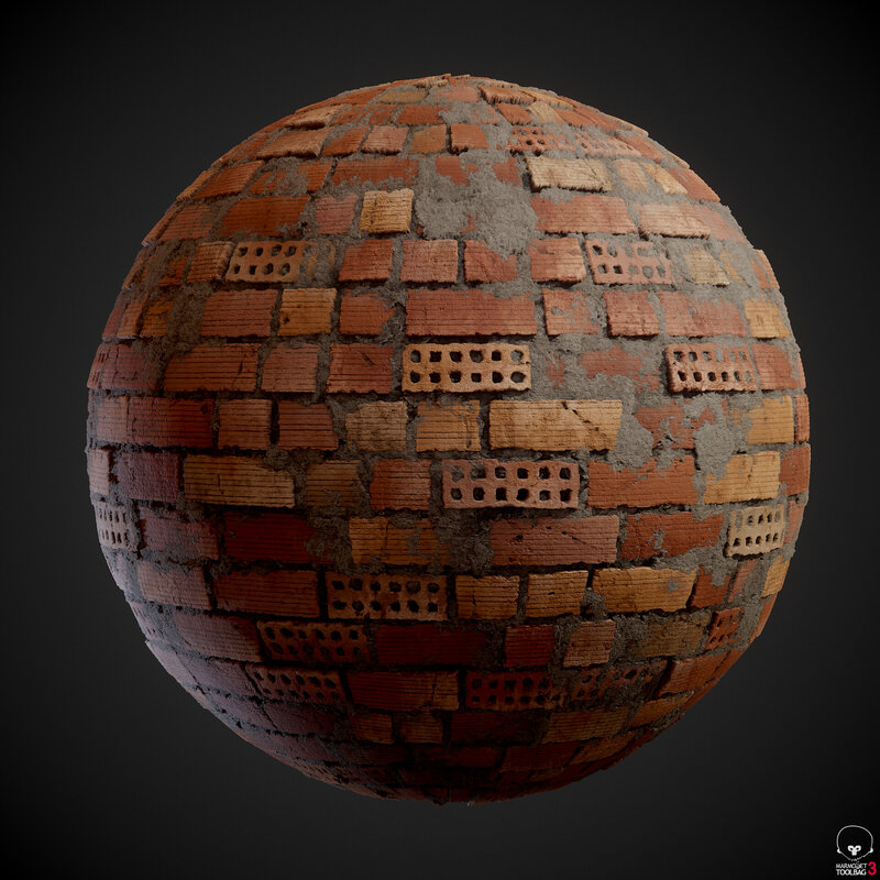 Brick Sphere Texture