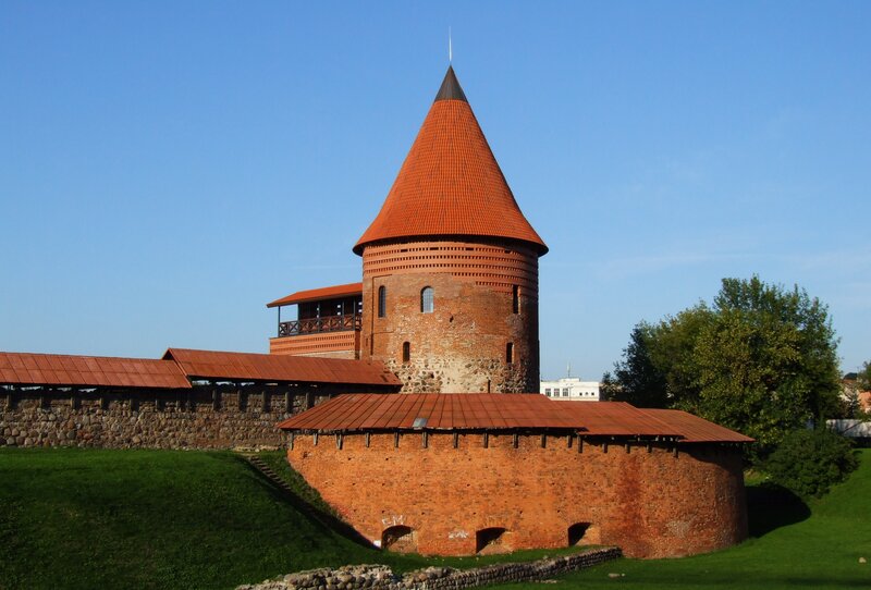 Brick Tower with Conical Roof