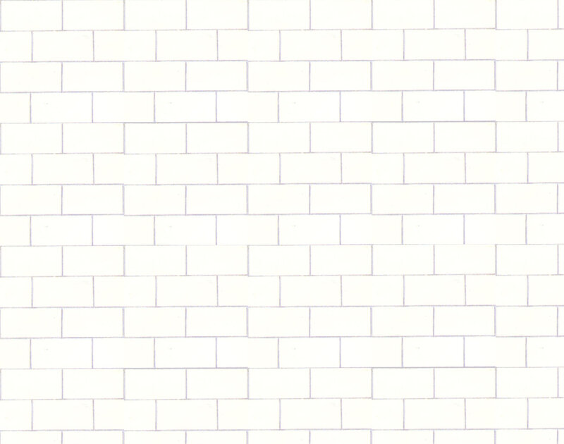 Brick Wall Pattern — White