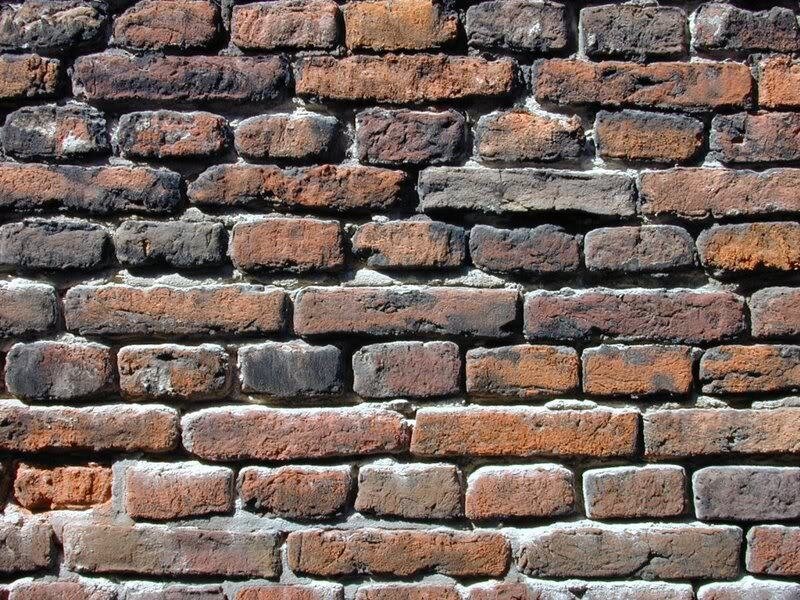 Brick Wall Texture — Brown, Neutral, Photograph, Bricks, Mortar, Gray