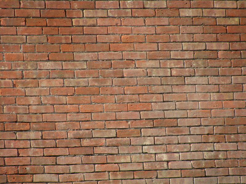 Brick Wall Texture — Red, Neutral, Photograph, Bricks, Mortar