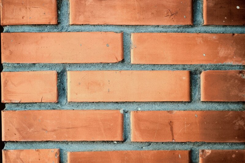 Brick Wall Texture — Red, Neutral, Photograph, Mortar, Gray