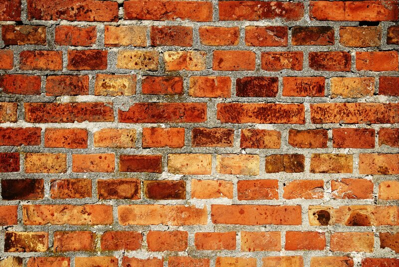 Brick Wall Texture — Red
