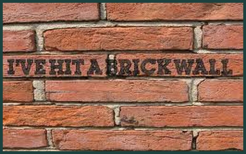 Brick Wall with Text — Red, Neutral