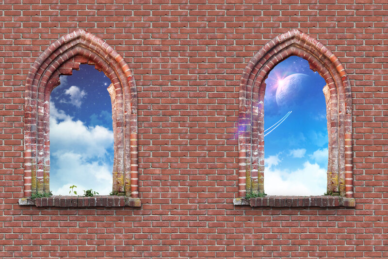 Brick Wall with Windows