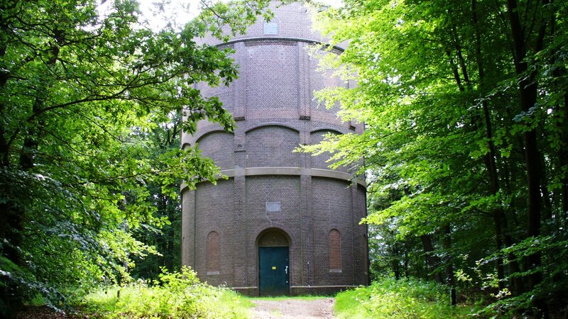 Brick Water Tower — Green
