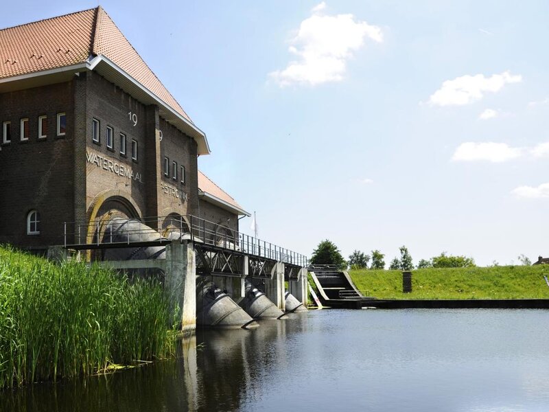 Brick Watermill Building
