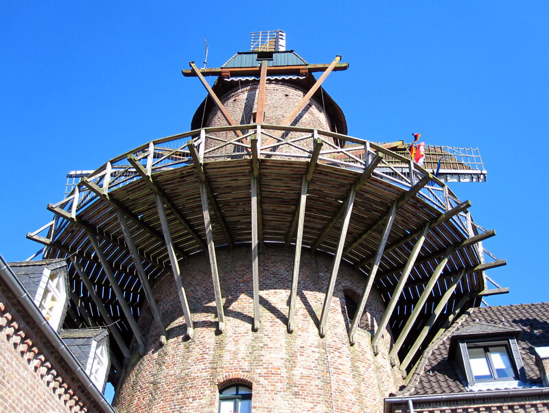 Brick Windmill Tower