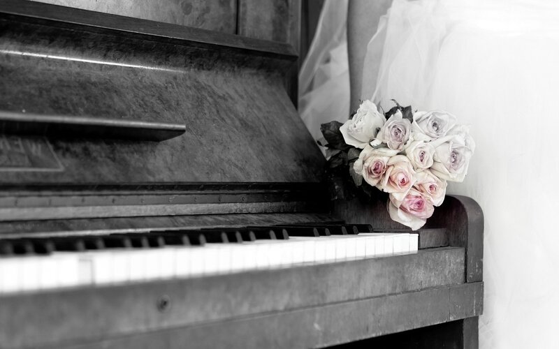 Bridal Bouquet on Piano