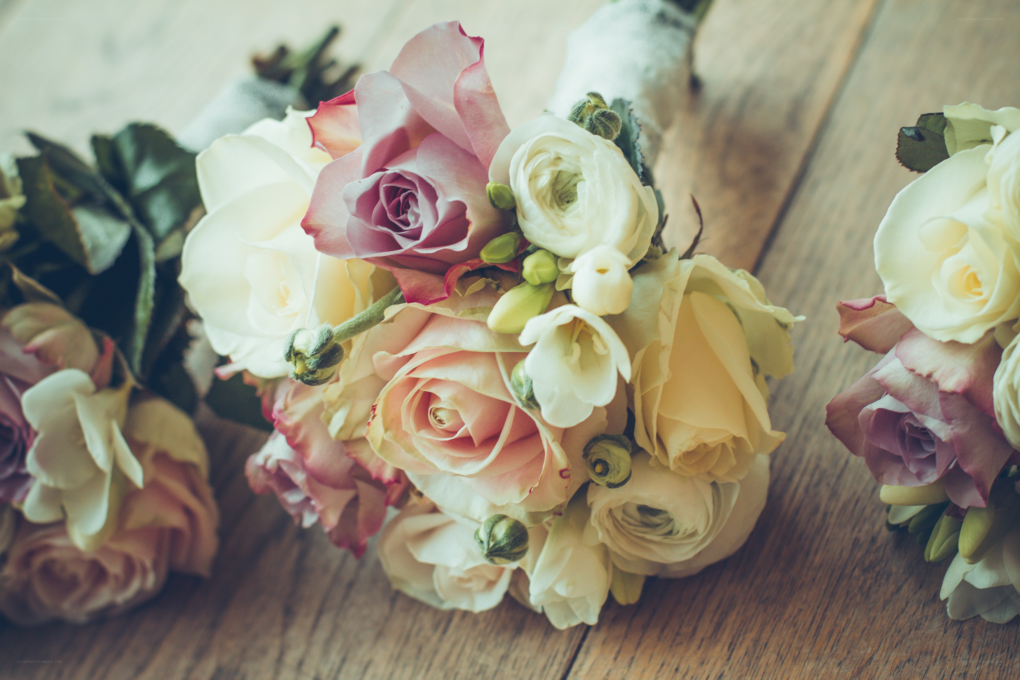 Bridal bouquet with roses